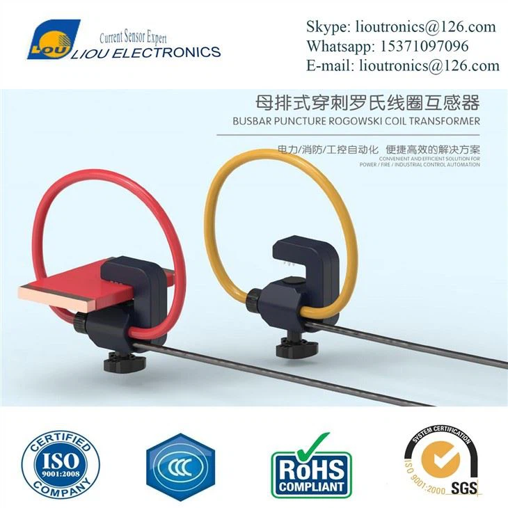 Busbar Puncture Rogowski Coil Current Sensor